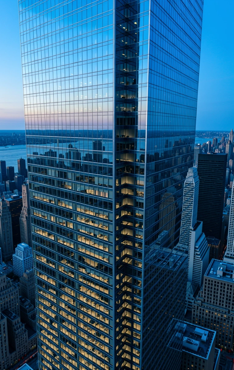 Financial district architecture